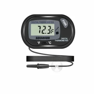 Digital LCD Aquarium Thermometer with Probe & Suction Cup