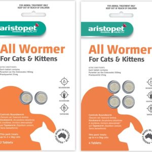 Aristopet All Wormer Tablets for Cats and Kittens