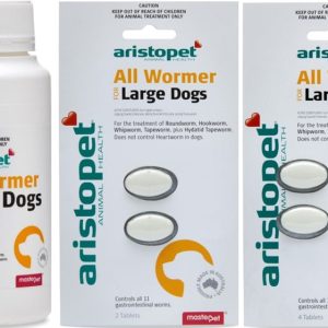 Aristopet All Wormer Tablets for Large Dogs 15kg Plus