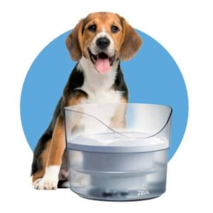 Zeus Fresh & Clear Drinking Fountain with Splash Guard 1.5 Litre