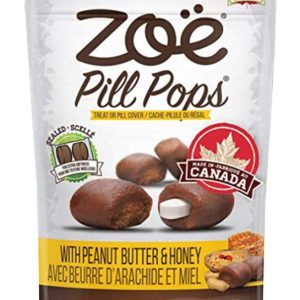 Zoe Pill Pops Peanut Butter with Honey Dog Treats