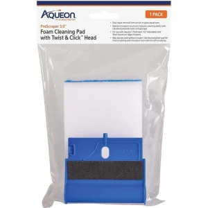 Aqueon ProScraper 3.0 Foam Cleaning Pad with Twist & Click Head