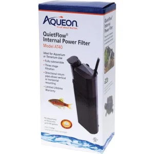 Aqueon QuietFlow Internal Power Filter AT40, 40 gal