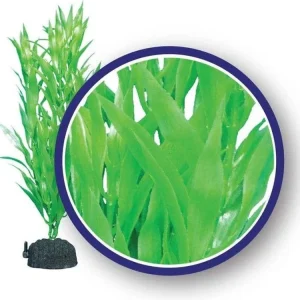 Weco Products Freshwater Series Bamboo Leaf Aquarium Plant Green, 1ea/6 in