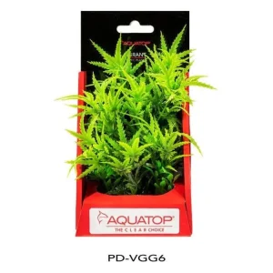 Aquatop Vibrant Garden Plant Green, 6 in